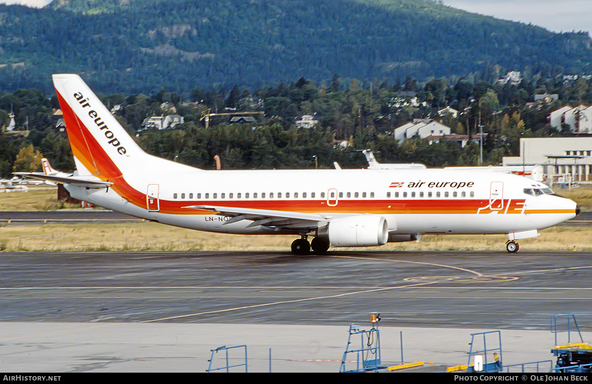 Aircraft Photo of LN-NOR | Boeing 737-33A | Air Europe | AirHistory.net #686318