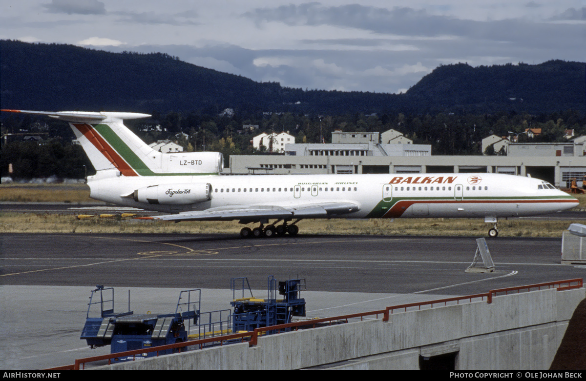 Aircraft Photo of LZ-BTD | Tupolev Tu-154B | Balkan - Bulgarian Airlines | AirHistory.net #686319