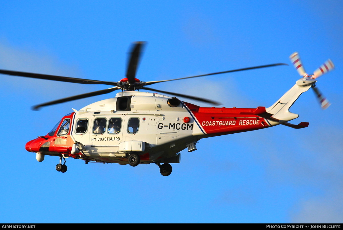 Aircraft Photo of G-MCGM | AgustaWestland AW-189 | HM Coastguard | AirHistory.net #686332