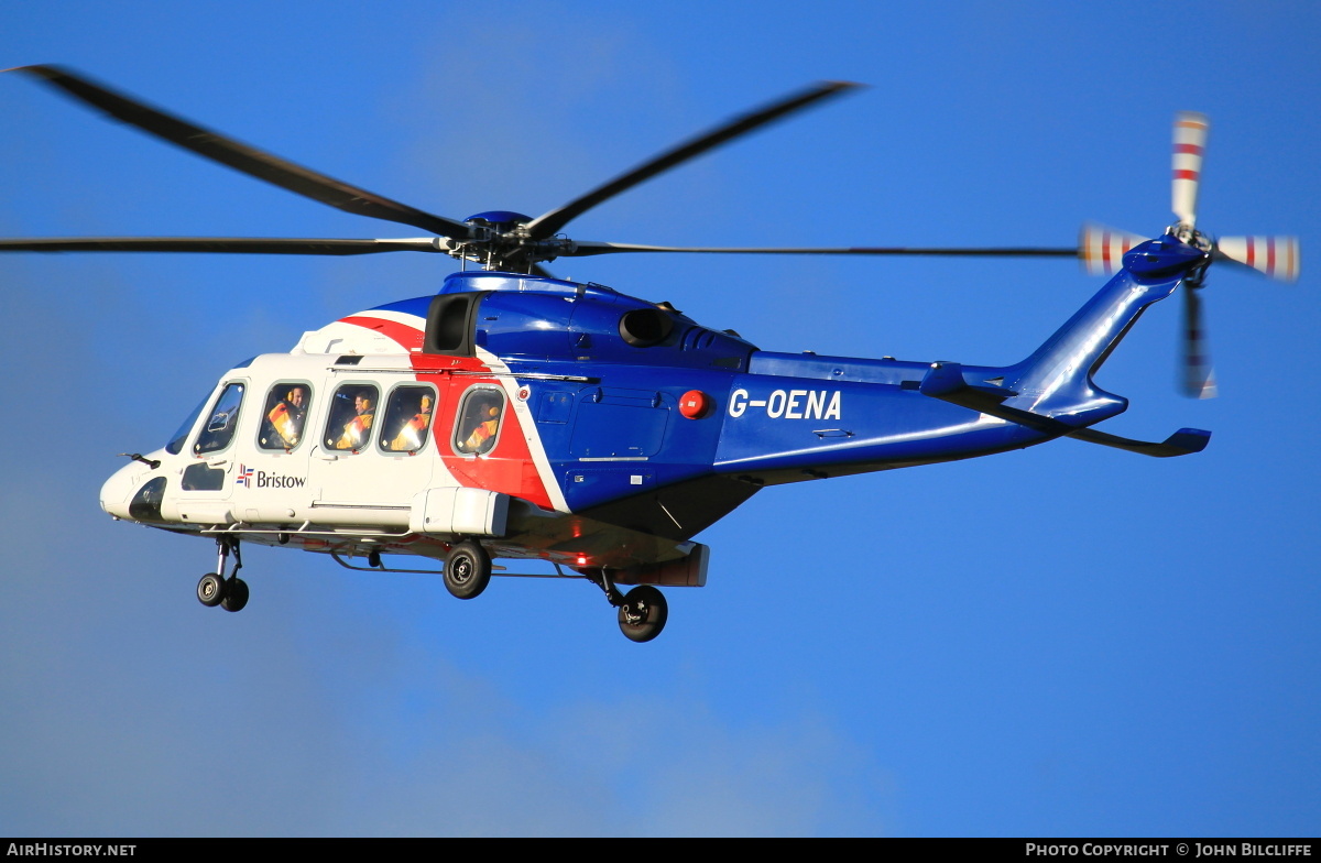 Aircraft Photo of G-OENA | AgustaWestland AW-189 | Bristow Helicopters | AirHistory.net #686338