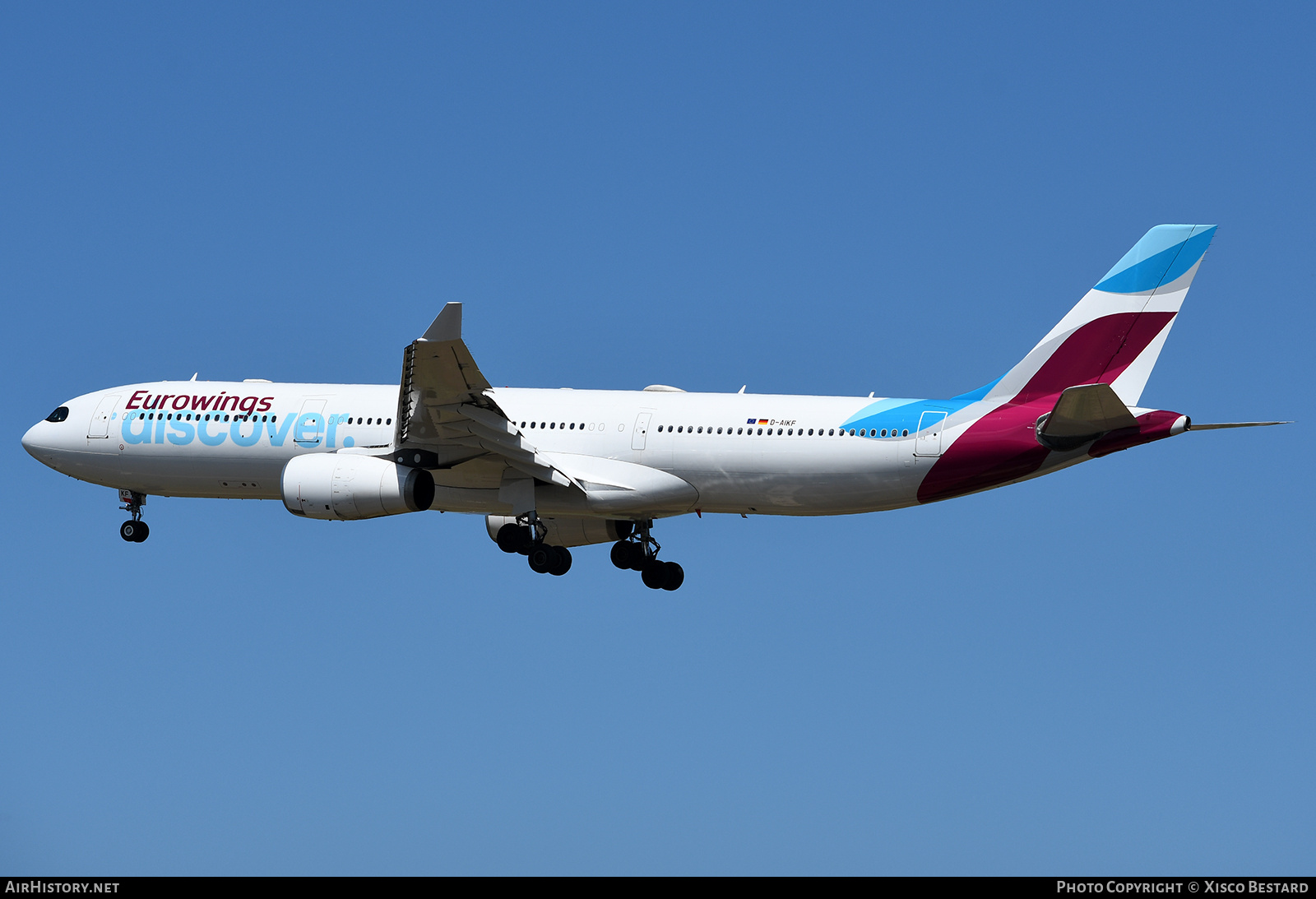 Aircraft Photo of D-AIKF | Airbus A330-343 | Eurowings Discover | AirHistory.net #686346