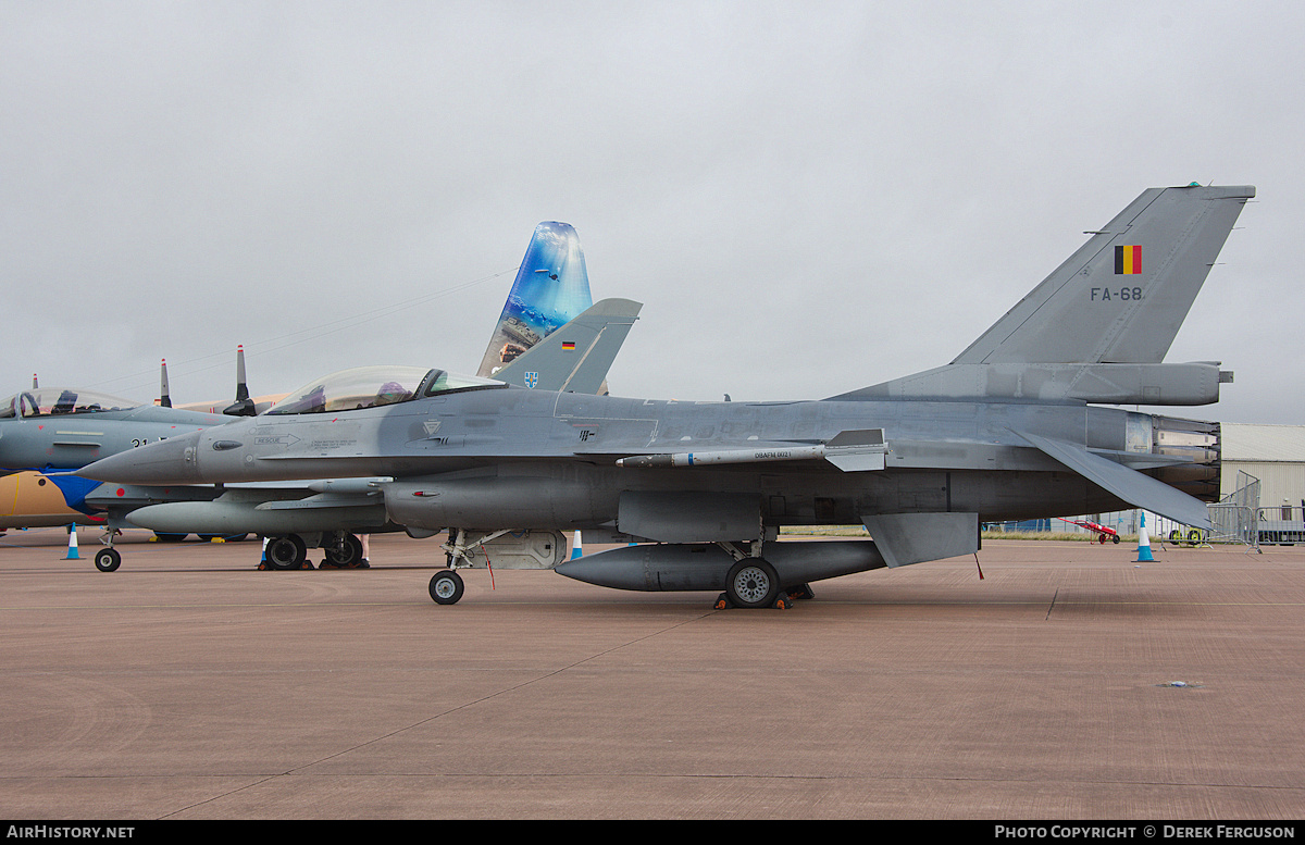 Aircraft Photo of FA-68 | General Dynamics F-16AM Fighting Falcon | Belgium - Air Force | AirHistory.net #686412