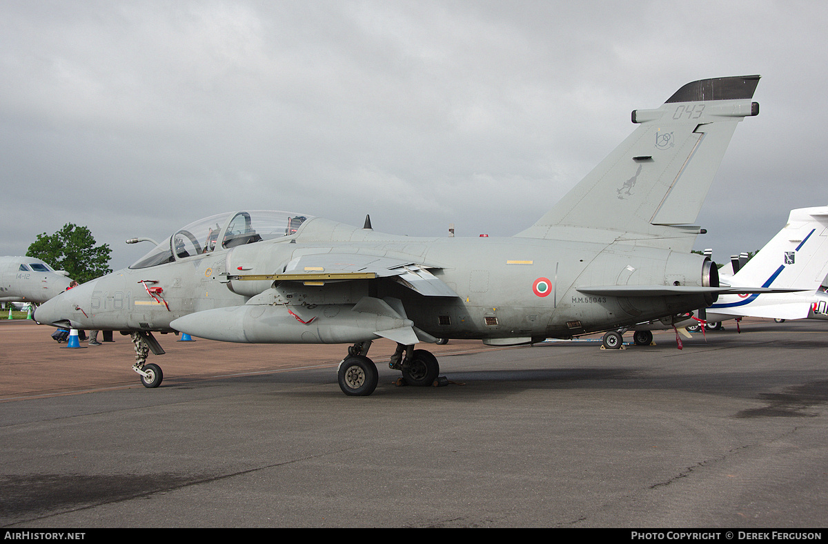 Aircraft Photo of MM55043 | AMX International AMX-T | Italy - Air Force | AirHistory.net #686457
