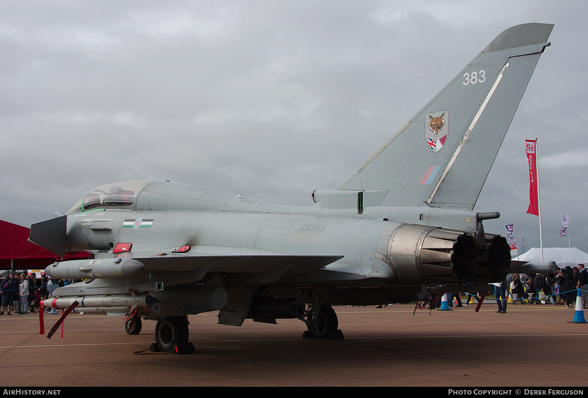 Aircraft Photo of ZK383 | Eurofighter EF-2000 Typhoon T3 | UK - Air Force | AirHistory.net #686474