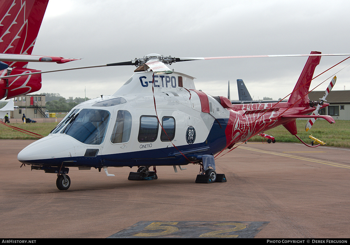 Aircraft Photo of G-ETPO | Agusta A-109S Grand | QinetiQ | AirHistory.net #686476