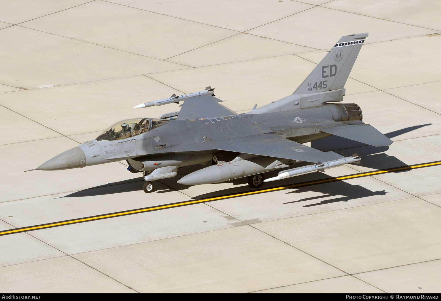 Aircraft Photo of 88-0445 / AF88-445 | General Dynamics F-16CG Fighting Falcon | USA - Air Force | AirHistory.net #686484