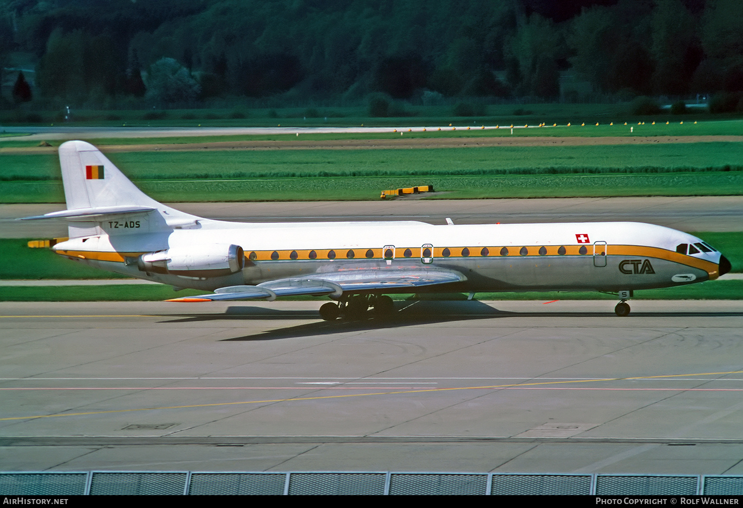 Aircraft Photo of TZ-ADS | Sud SE-210 Caravelle 10B3 Super B | CTA - Compagnie de Transport Aérien | AirHistory.net #686500