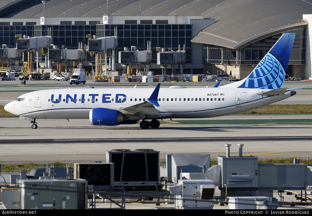 Aircraft Photo of N27267 | Boeing 737-8 Max 8 | United Airlines | AirHistory.net #686533