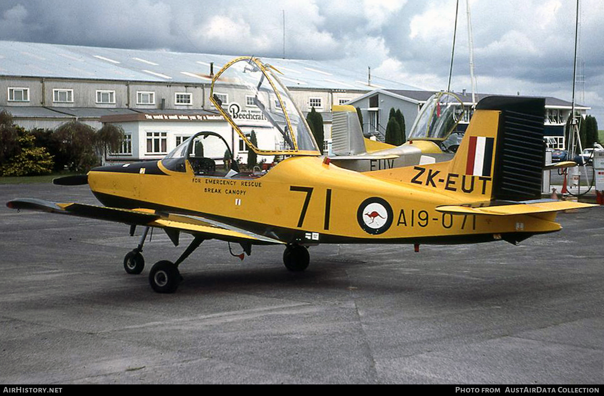 Aircraft Photo of ZK-EUT / A19-071 | New Zealand CT-4A Airtrainer | Australia - Air Force | AirHistory.net #686542