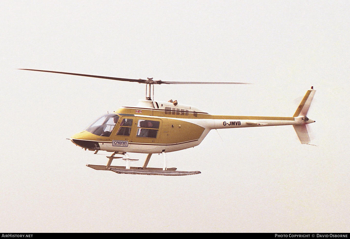 Aircraft Photo of G-JMVB | Agusta AB-206B Jetranger III | Cabair | AirHistory.net #686545