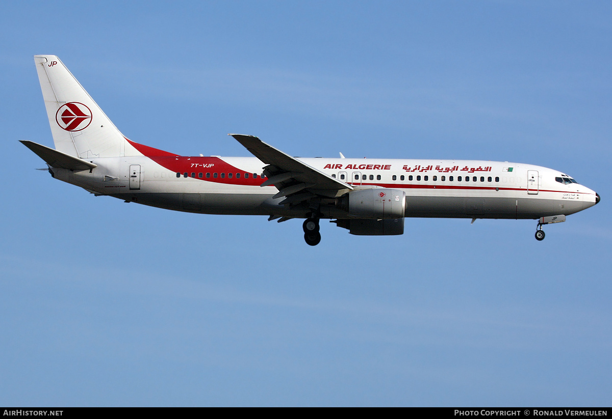Aircraft Photo of 7T-VJP | Boeing 737-8D6 | Air Algérie | AirHistory.net #686550