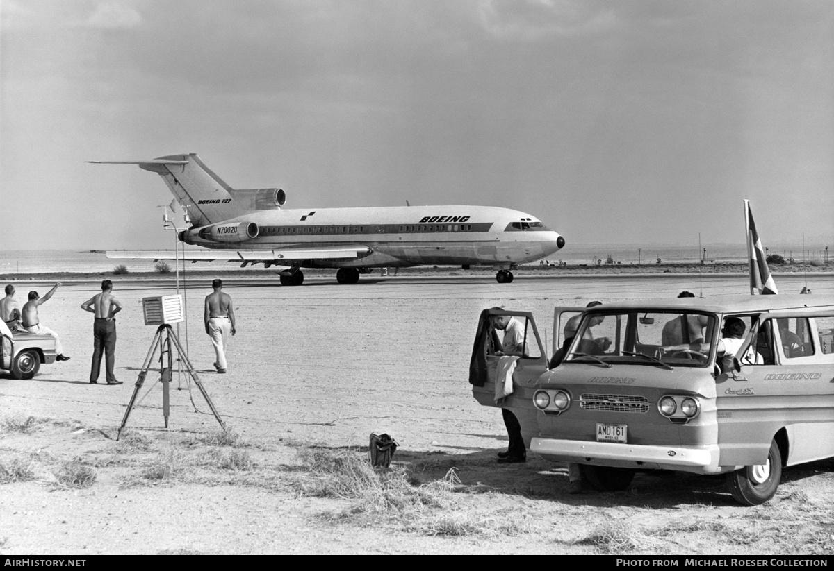Aircraft Photo of N7002U | Boeing 727-22 | Boeing | AirHistory.net #686552