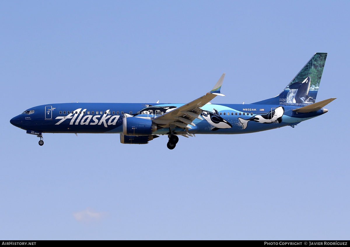 Aircraft Photo of N932AK | Boeing 737-9 Max 9 | Alaska Airlines | AirHistory.net #686554