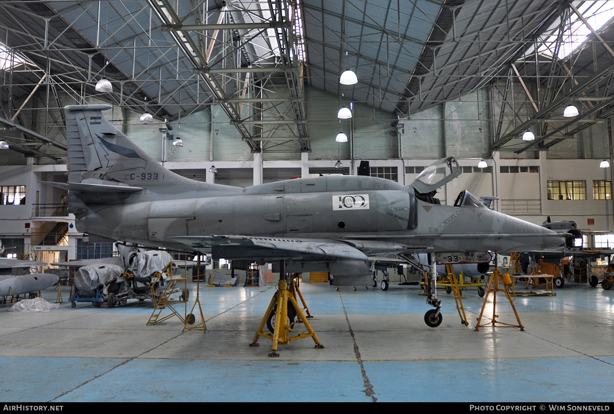 Aircraft Photo of C-933 | McDonnell Douglas A-4AR Skyhawk | Argentina - Air Force | AirHistory.net #686616