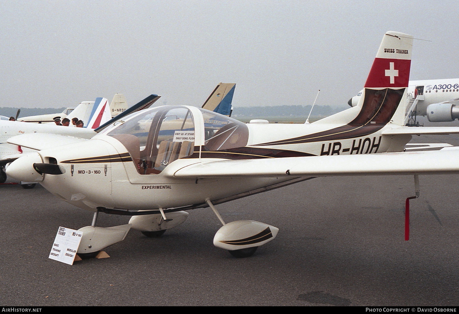 Aircraft Photo of HB-HOH | Dätwyler MD-3-160 Swiss Trainer | AirHistory.net #686633