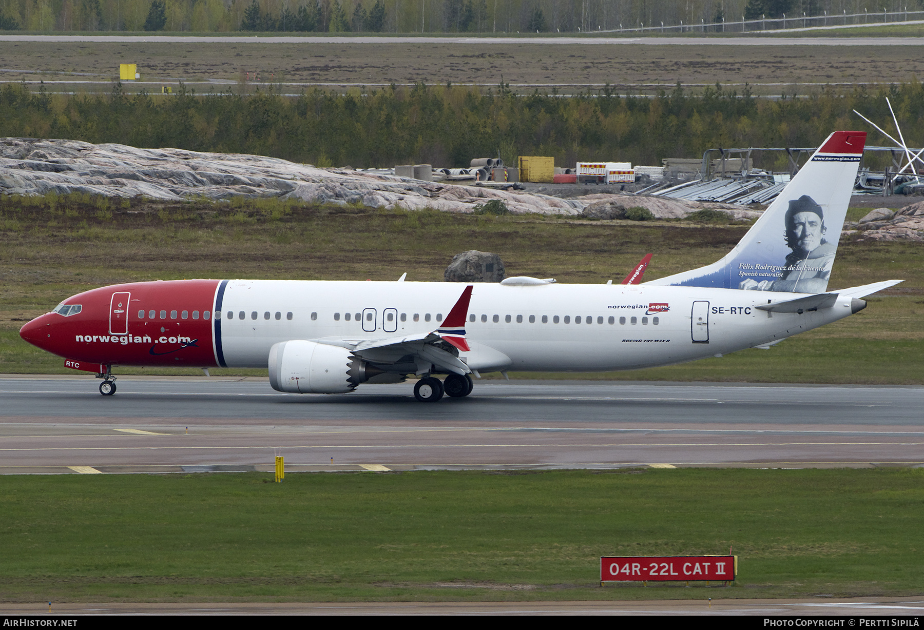 Aircraft Photo of SE-RTC | Boeing 737-8 Max 8 | Norwegian | AirHistory.net #686700