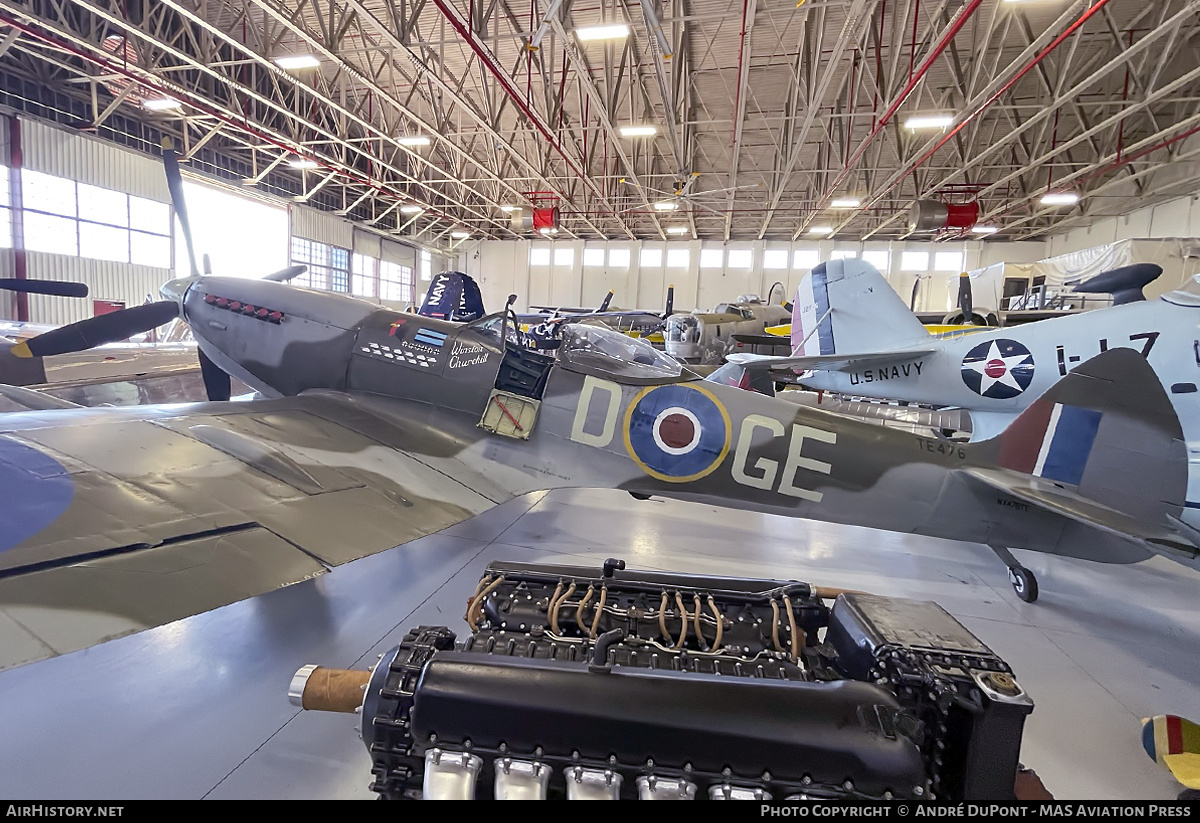 Aircraft Photo of N476TE / NX476TE / TE476 | Supermarine 361 Spitfire LF16E | UK - Air Force | AirHistory.net #686771