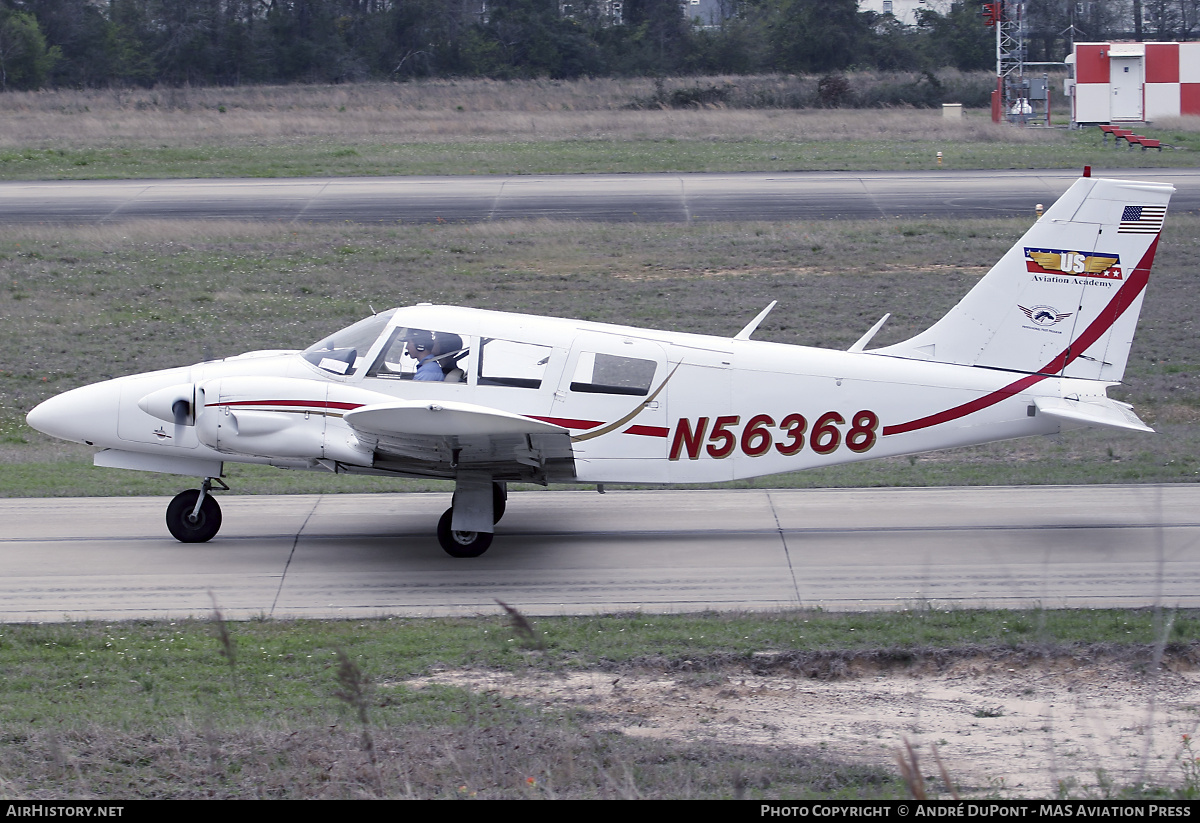 Aircraft Photo of N56368 | Piper PA-34-200T Seneca II | US Aviation Academy | AirHistory.net #686795