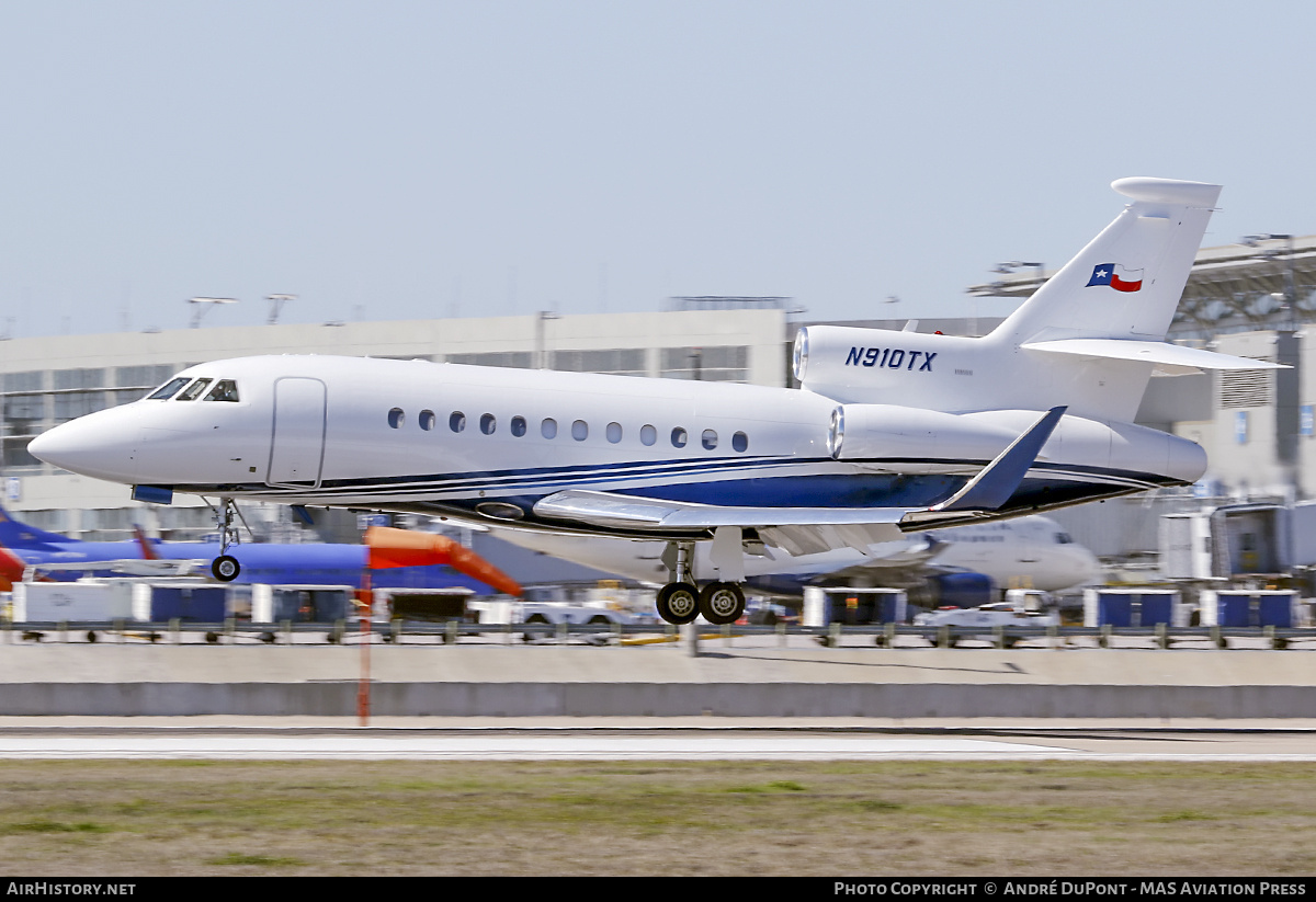 Aircraft Photo of N910TX | Dassault Falcon 900B | AirHistory.net #686797