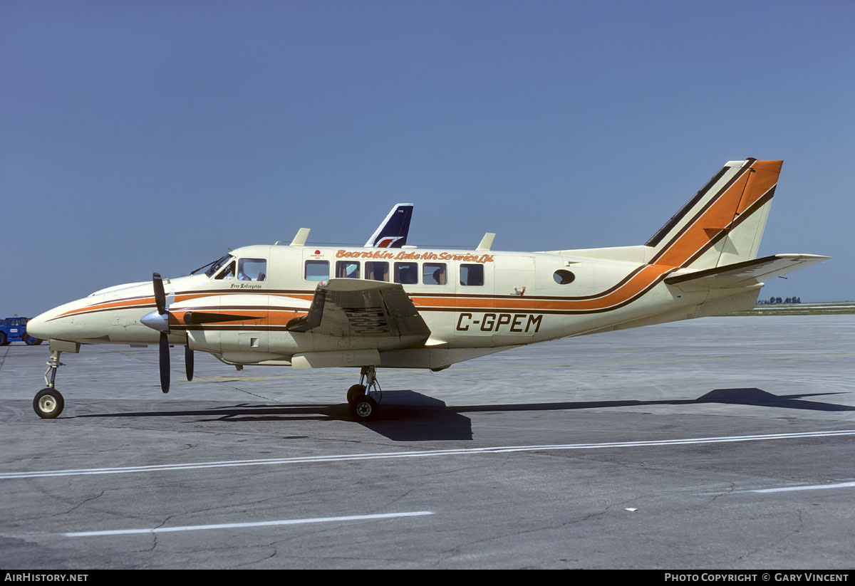 Aircraft Photo of C-GPEM | Beech 99 Airliner | Bearskin Lake Air Service | AirHistory.net #686802