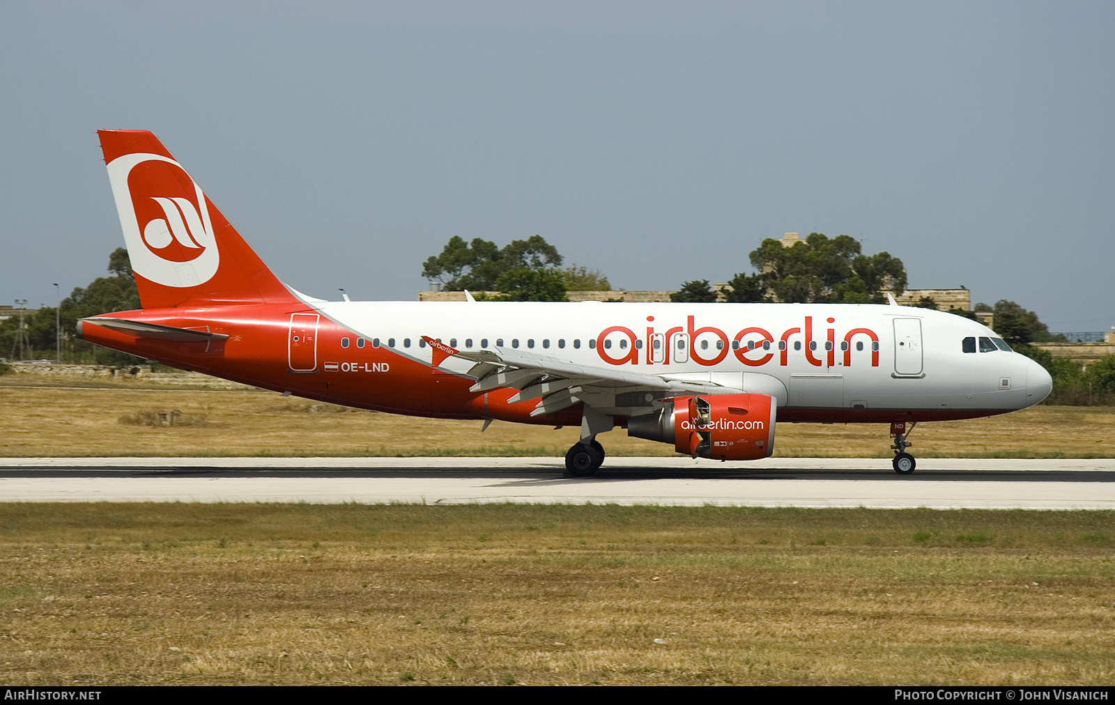 Aircraft Photo of OE-LND | Airbus A319-112 | Air Berlin | AirHistory.net #686898