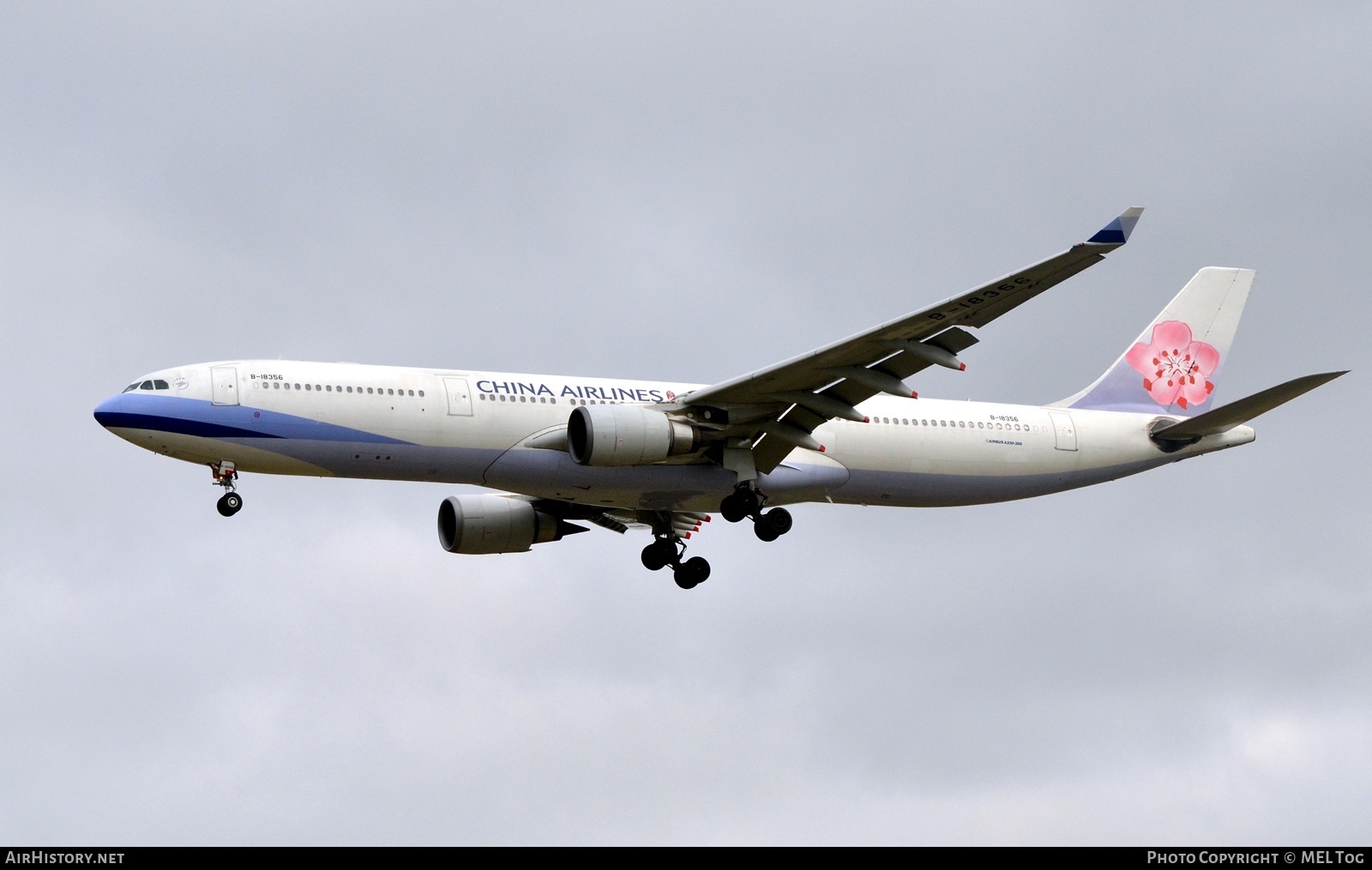 Aircraft Photo of B-18356 | Airbus A330-302E | China Airlines | AirHistory.net #686906
