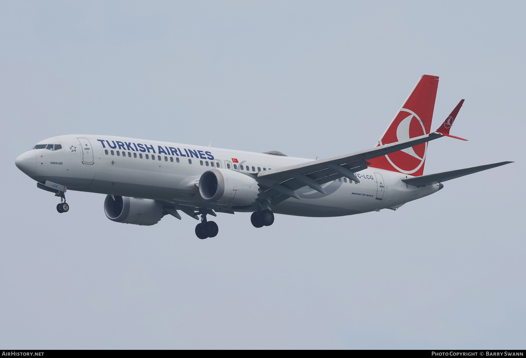Aircraft Photo of TC-LCG | Boeing 737-8 Max 8 | Turkish Airlines | AirHistory.net #686907