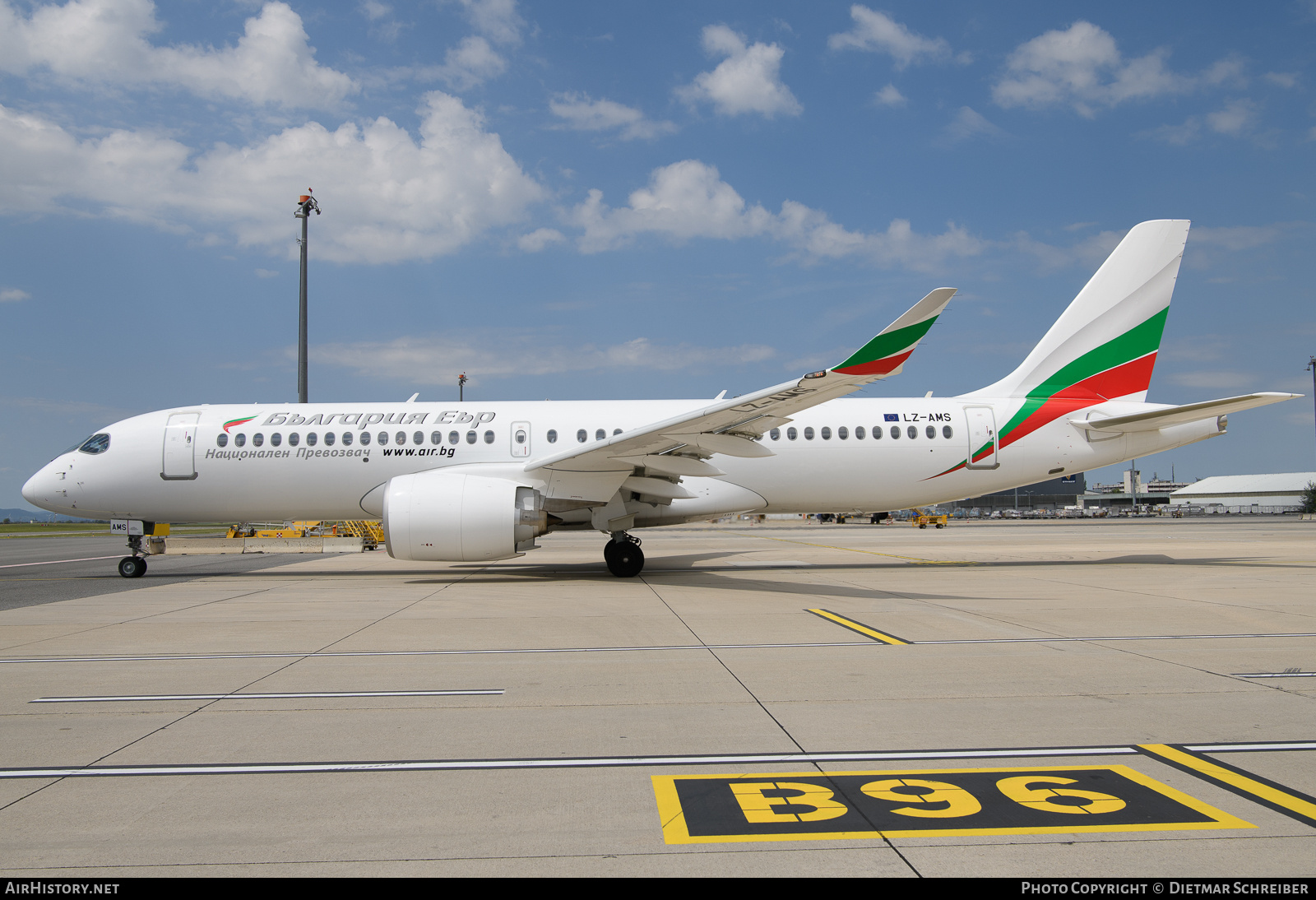 Aircraft Photo of LZ-AMS | Airbus A220-300 (BD-500-1A11) | Bulgaria Air | AirHistory.net #687076