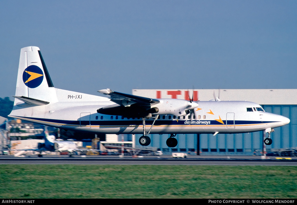 Aircraft Photo of PH-JXJ | Fokker 50 | Denim Airways | AirHistory.net #687123