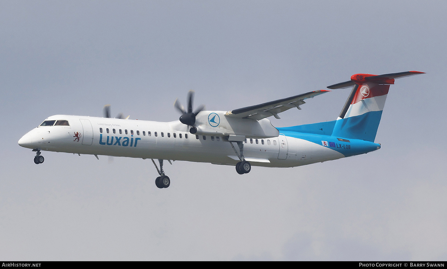 Aircraft Photo of LX-LQB | Bombardier DHC-8-402 Dash 8 | Luxair | AirHistory.net #687144