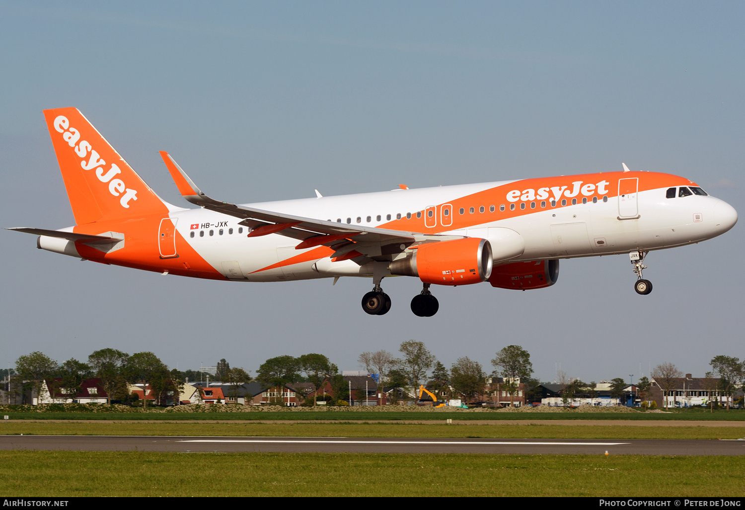 Aircraft Photo of HB-JXK | Airbus A320-214 | EasyJet | AirHistory.net #687154