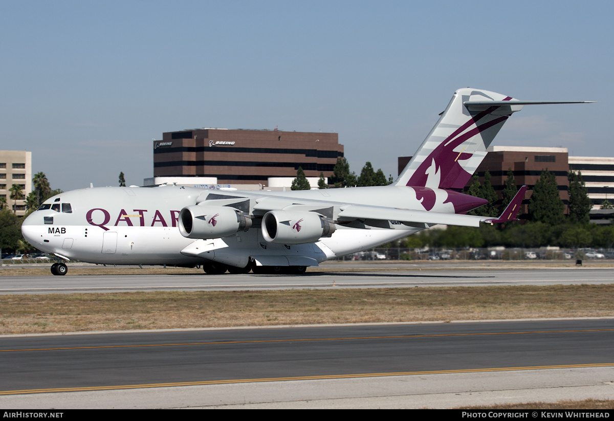 Aircraft Photo of A7-MAB / MAB | Boeing C-17A Globemaster III | Qatar - Air Force | AirHistory.net #687170