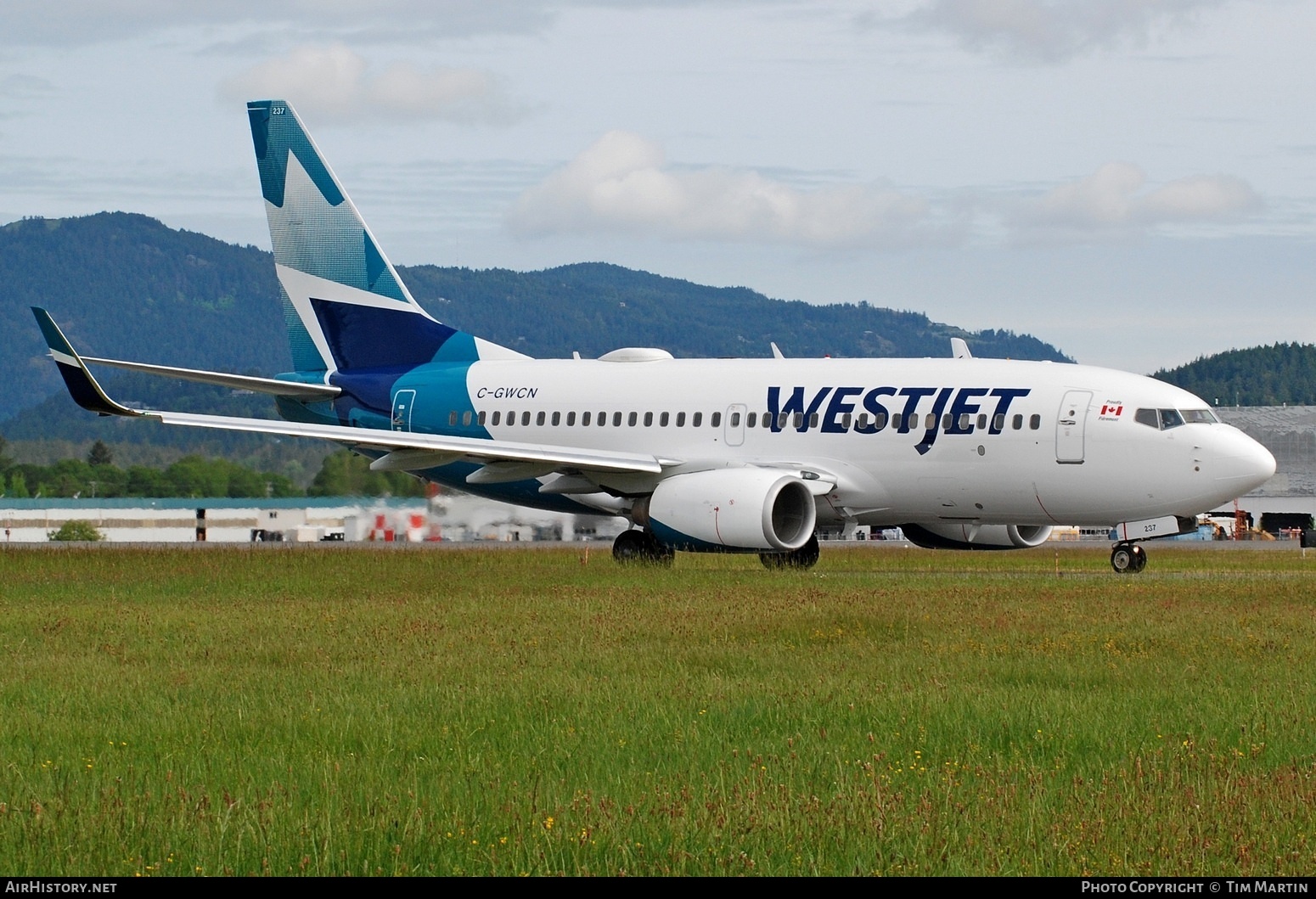 Aircraft Photo of C-GWCN | Boeing 737-7CT | WestJet | AirHistory.net #687190