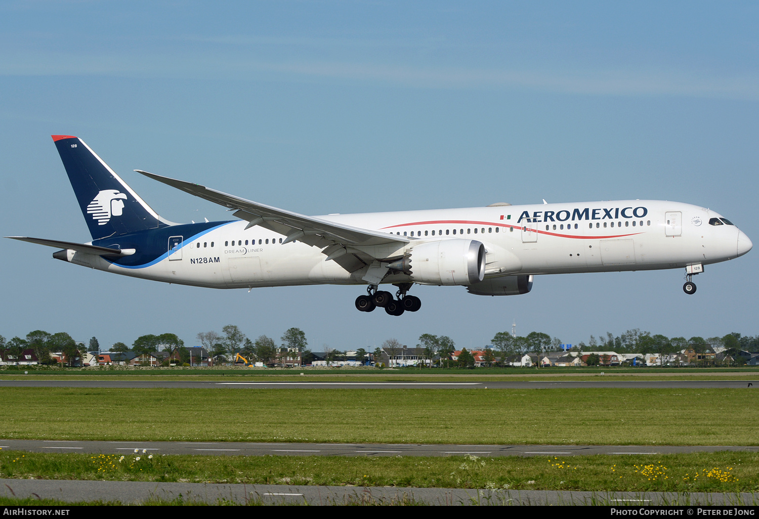 Aircraft Photo of N128AM | Boeing 787-9 Dreamliner | AeroMéxico | AirHistory.net #687242