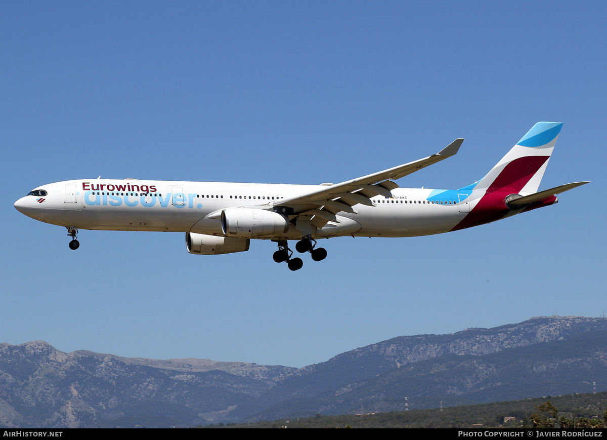 Aircraft Photo of D-AIKC | Airbus A330-343 | Eurowings Discover | AirHistory.net #687276