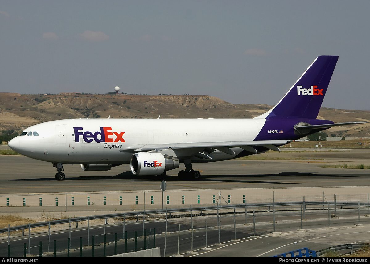 Aircraft Photo of N420FE | Airbus A310-222/F | FedEx Express - Federal Express | AirHistory.net #687317