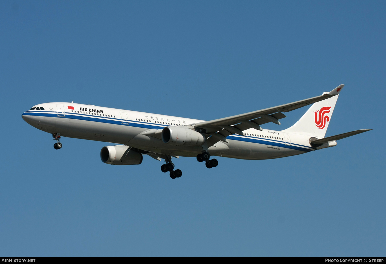 Aircraft Photo of B-5913 | Airbus A330-343E | Air China | AirHistory.net #687318