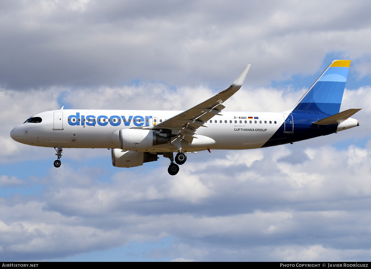 Aircraft Photo of D-AIWD | Airbus A320-214 | Discover Airlines | AirHistory.net #687319