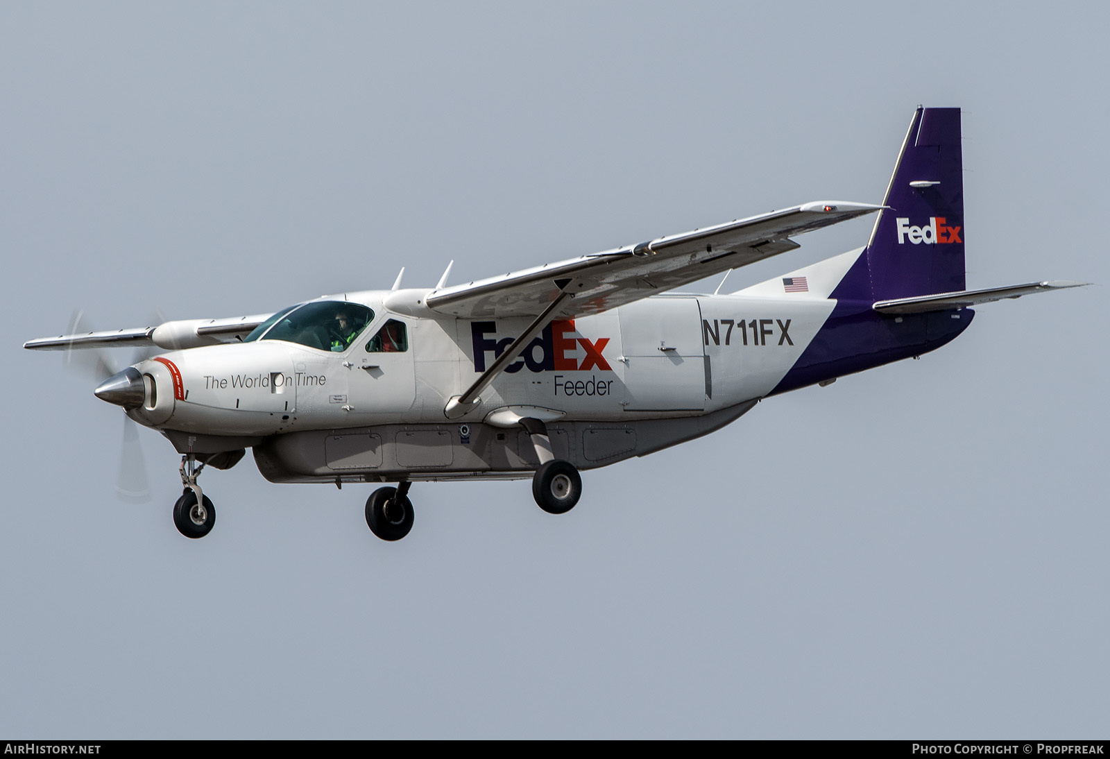 Aircraft Photo of N711FX | Cessna 208B Super Cargomaster | FedEx Feeder | AirHistory.net #687337