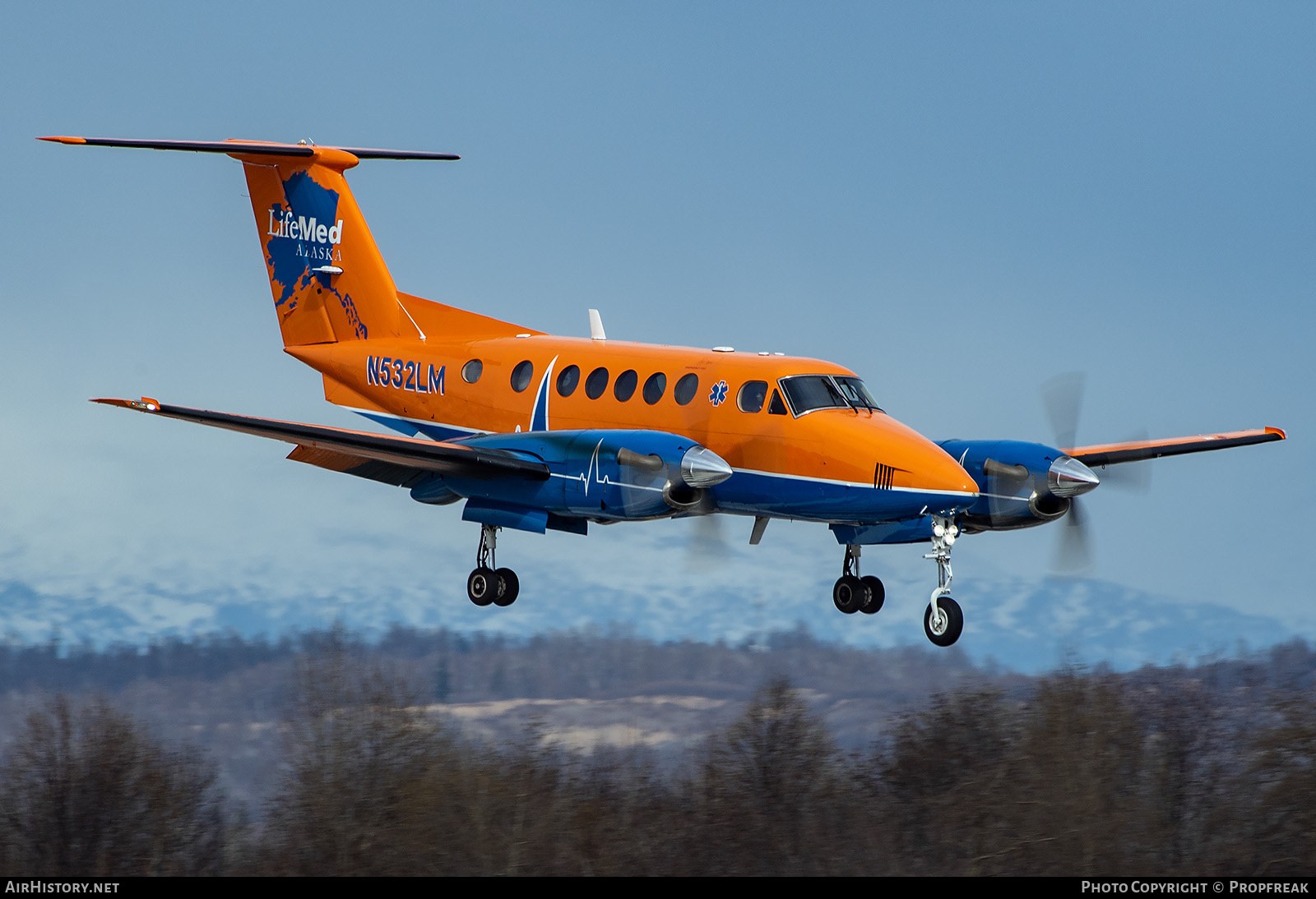 Aircraft Photo of N532LM | Beech B200 Super King Air | LifeMed Alaska | AirHistory.net #687355