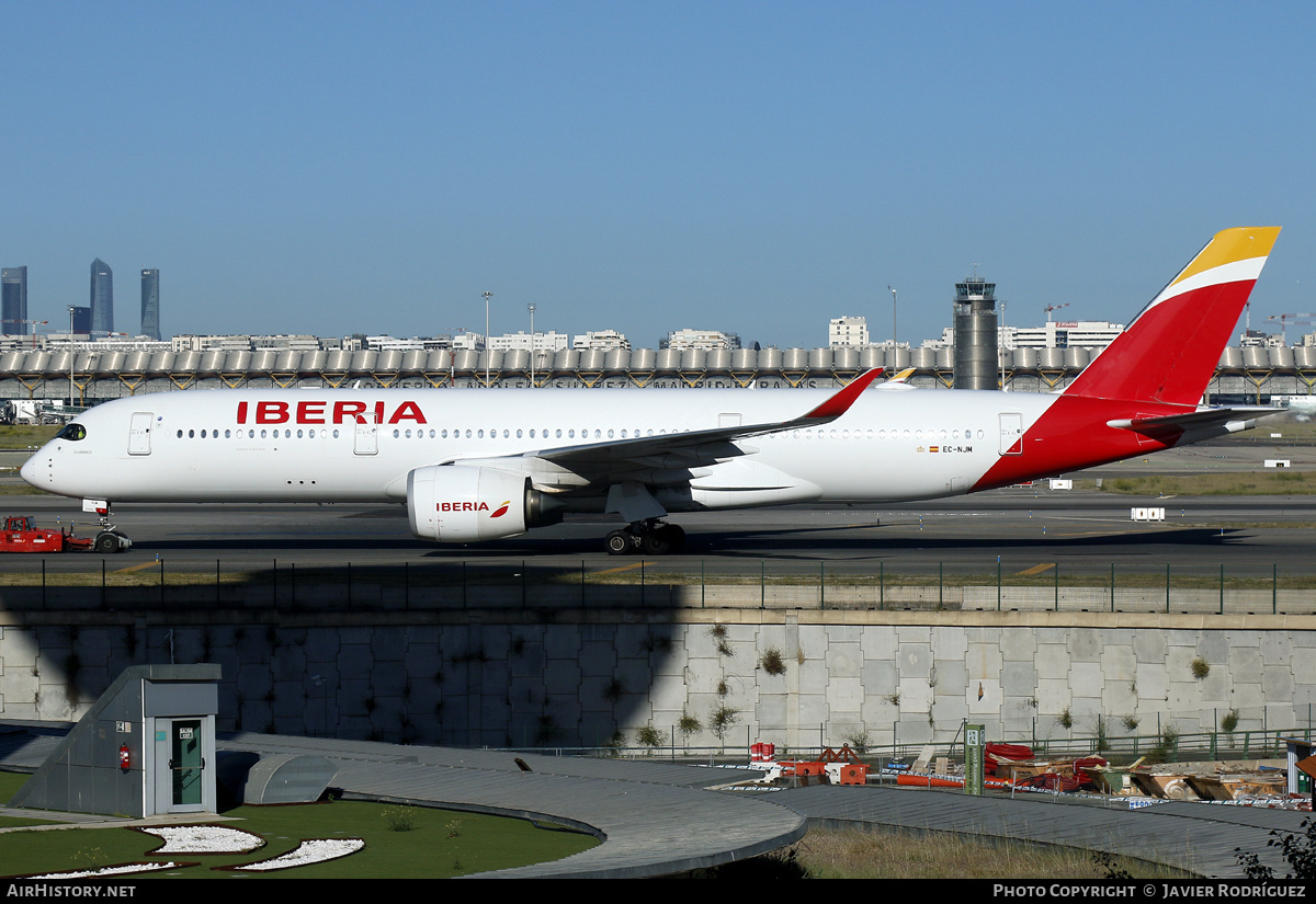 Aircraft Photo of EC-NJM | Airbus A350-941 | Iberia | AirHistory.net #687361