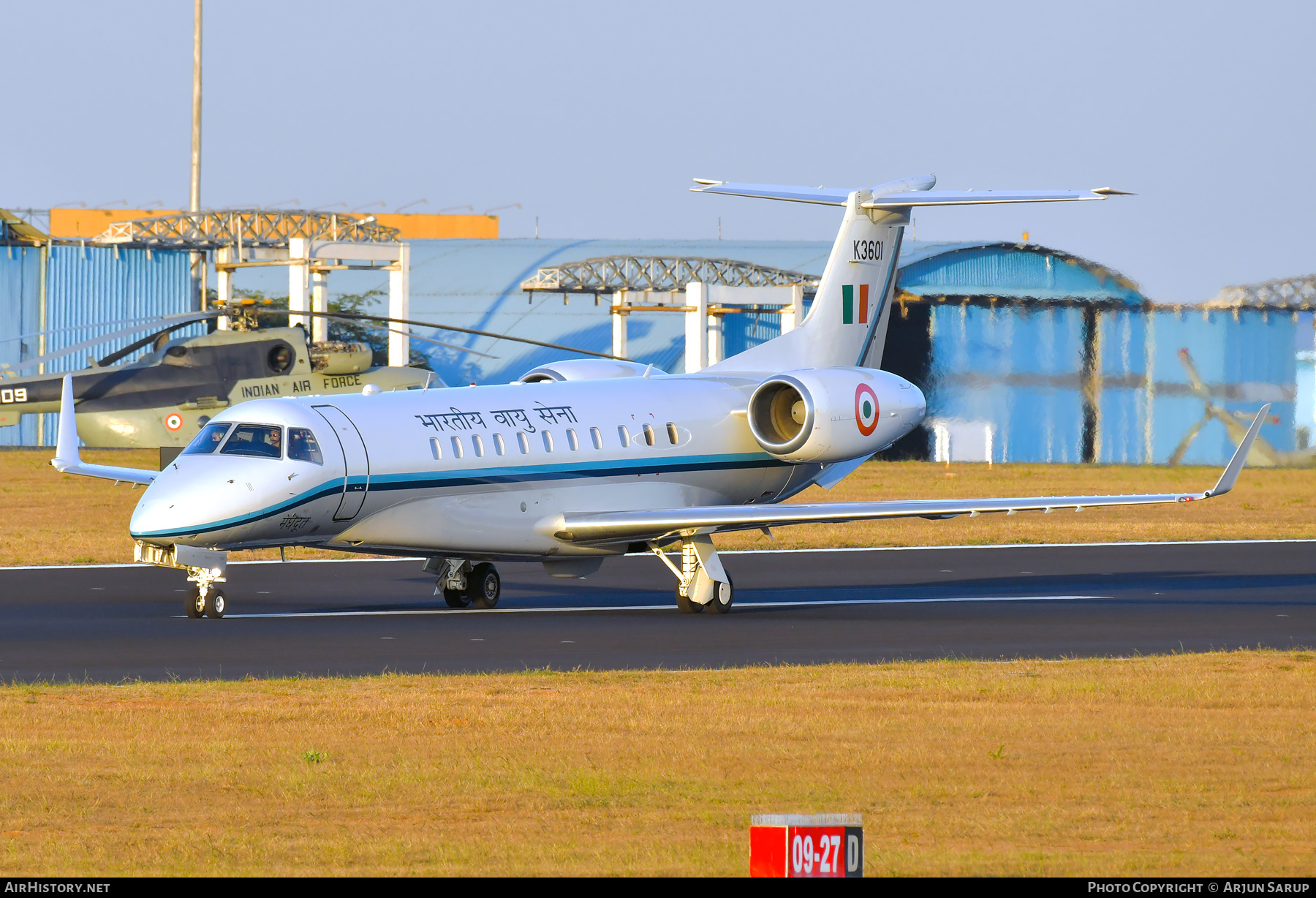 Aircraft Photo of K3601 | Embraer Legacy 600 (EMB-135BJ) | India - Air Force | AirHistory.net #687431