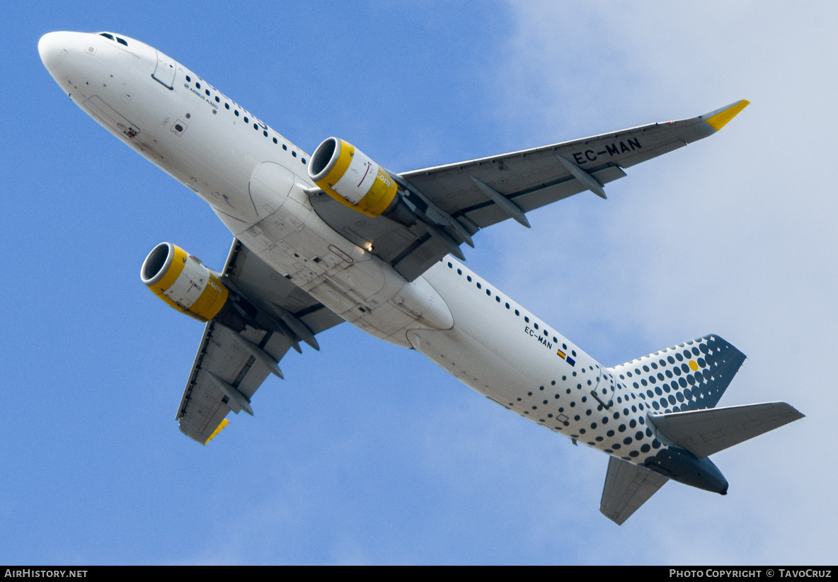 Aircraft Photo of EC-MAN | Airbus A320-214 | Vueling Airlines | AirHistory.net #687474