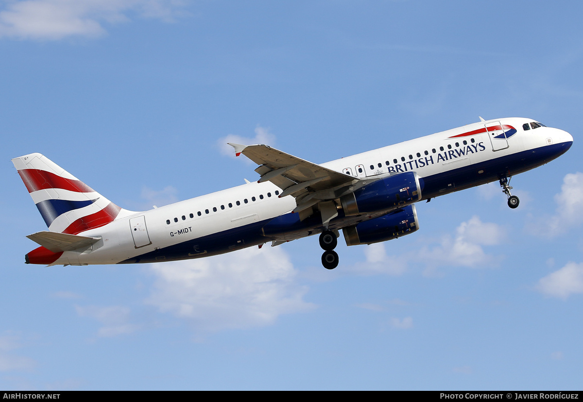 Aircraft Photo of G-MIDT | Airbus A320-232 | British Airways | AirHistory.net #687479