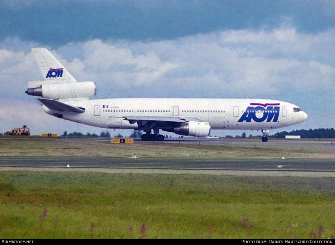 Aircraft Photo of F-BTDE | McDonnell Douglas DC-10-30 | AOM French Airlines | AirHistory.net #687485