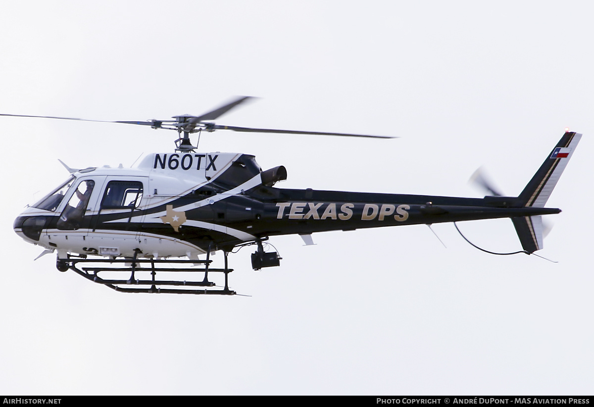 Aircraft Photo of N60TX | Eurocopter AS-350B-3 Ecureuil | Texas Department of Public Safety | AirHistory.net #687522