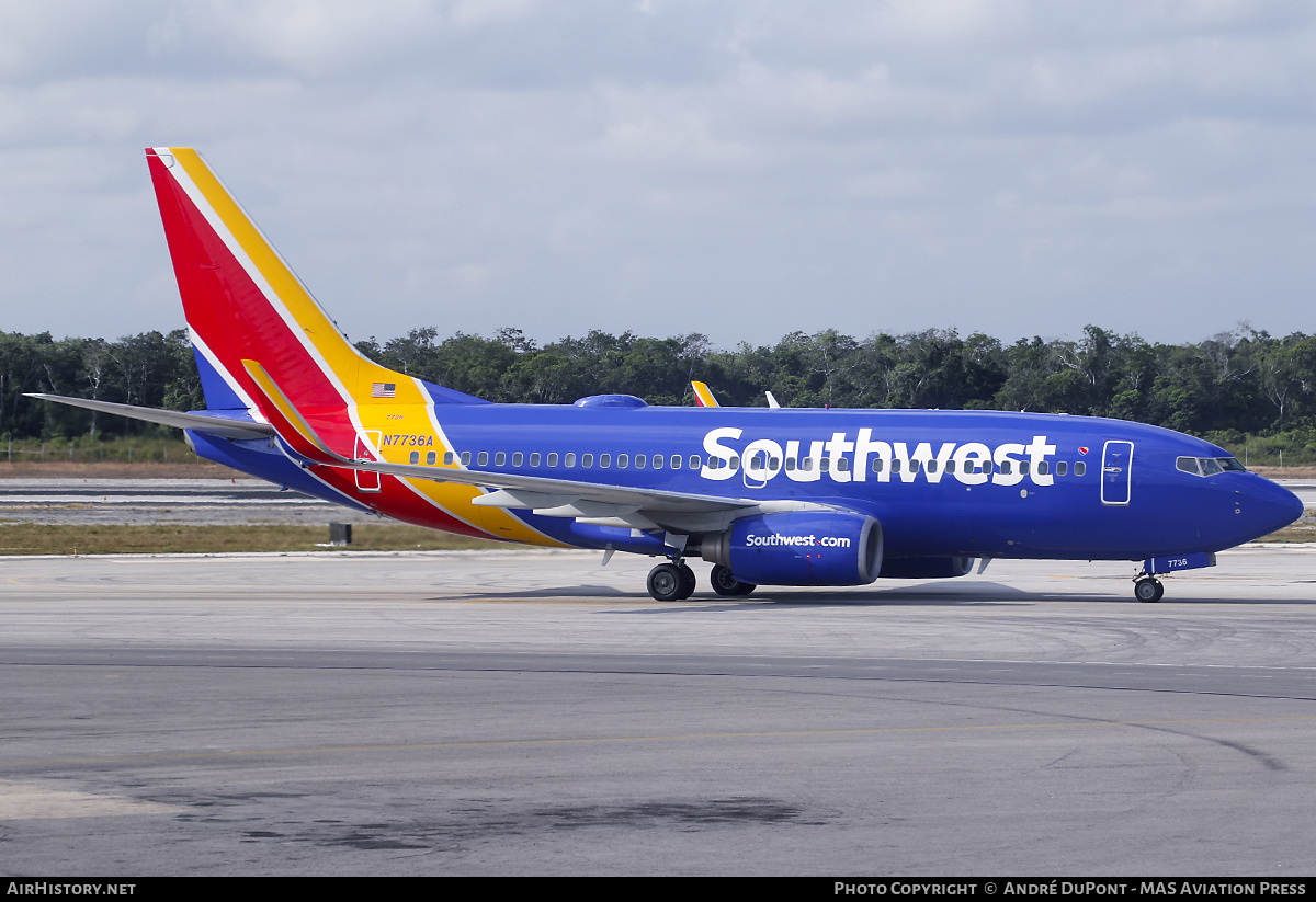 Aircraft Photo of N7736A | Boeing 737-7BD | Southwest Airlines | AirHistory.net #687523