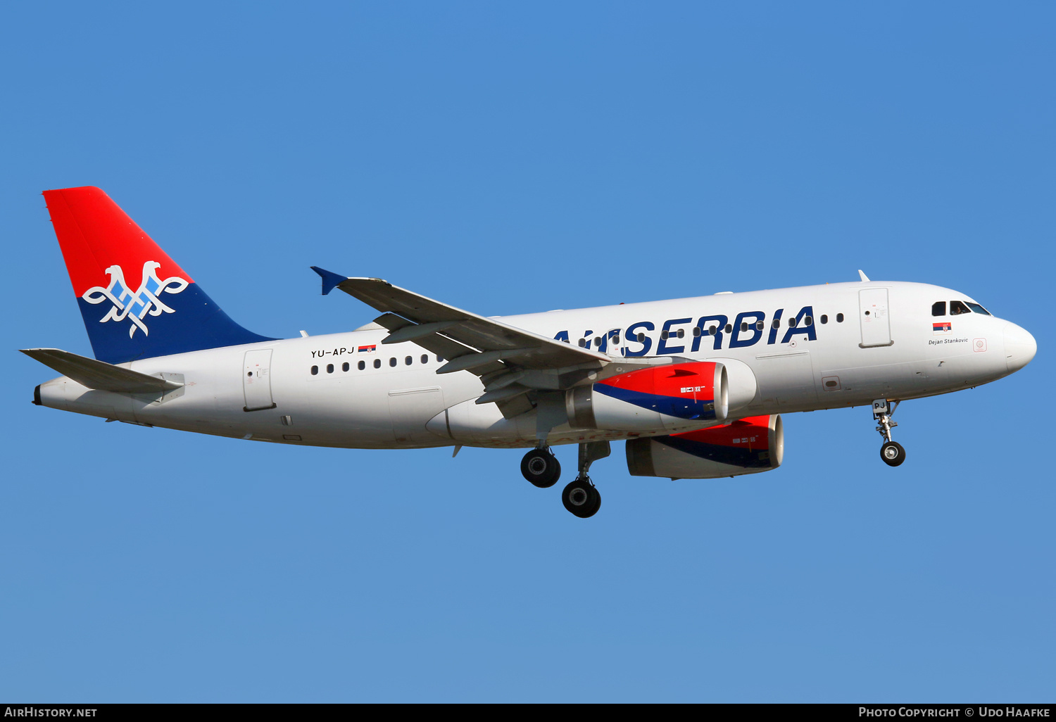 Aircraft Photo of YU-APJ | Airbus A319-132 | Air Serbia | AirHistory.net #687549