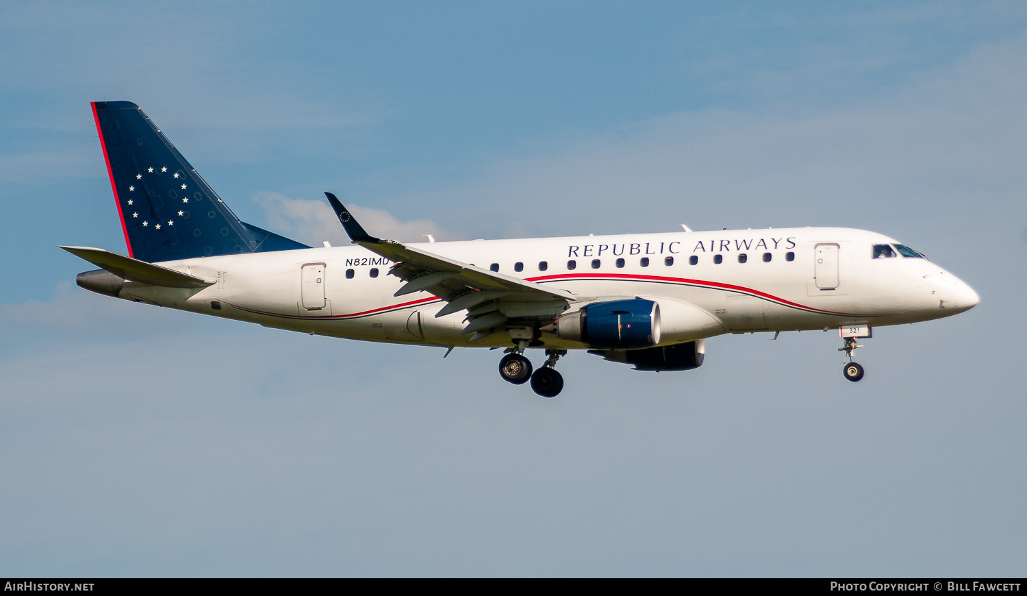 Aircraft Photo of N821MD | Embraer 170SU (ERJ-170-100SU) | Republic Airways | AirHistory.net #687572