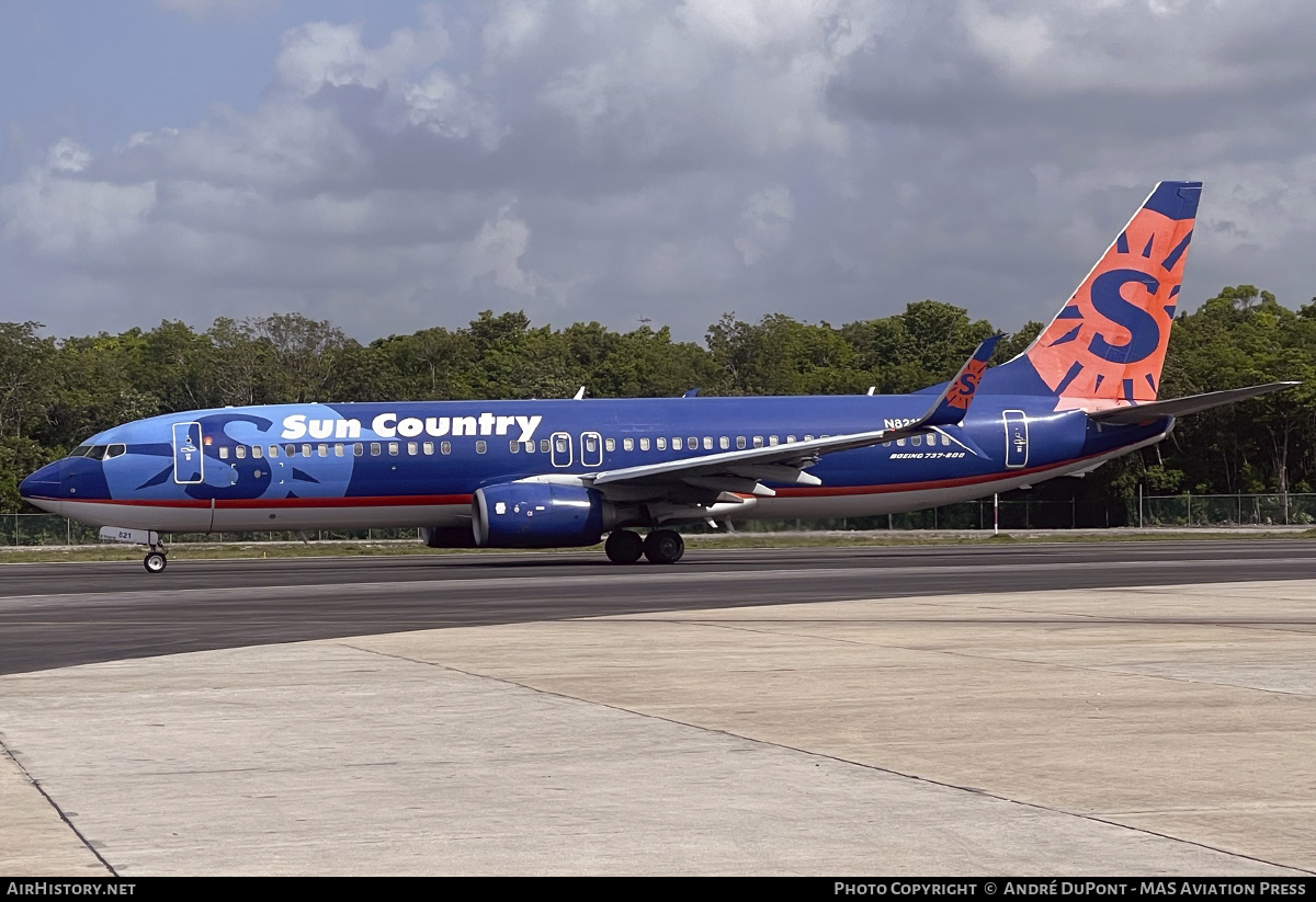 Aircraft Photo of N821SY | Boeing 737-8FH | Sun Country Airlines | AirHistory.net #687581